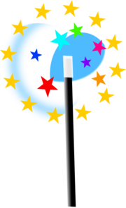 Small Magic Wand Clip Art - vector clip art online ...