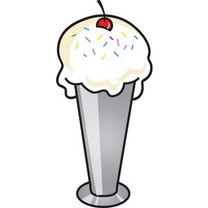 Milkshake Clipart Image - Vanilla Milkshake - Polyvore