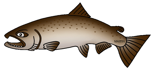 Free Animals Clip Art by Phillip Martin, King Salmon