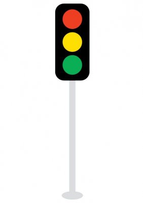 Free Standing Cartoon Traffic Light : Custom Wall Decals, Wall ...