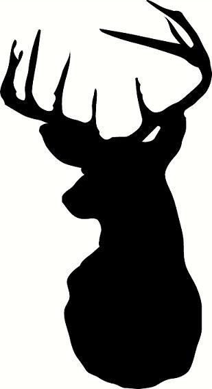 Deer Head Silhouette | Silhouettes ...