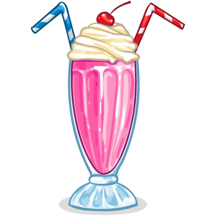 50s Milkshake Clipart