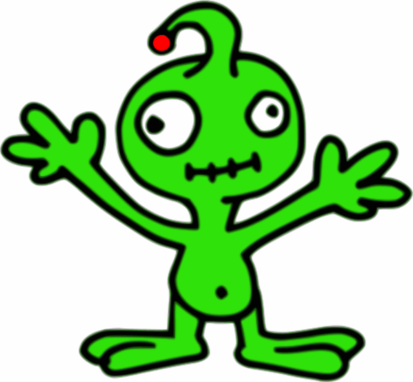 Clipart aliens cartoon