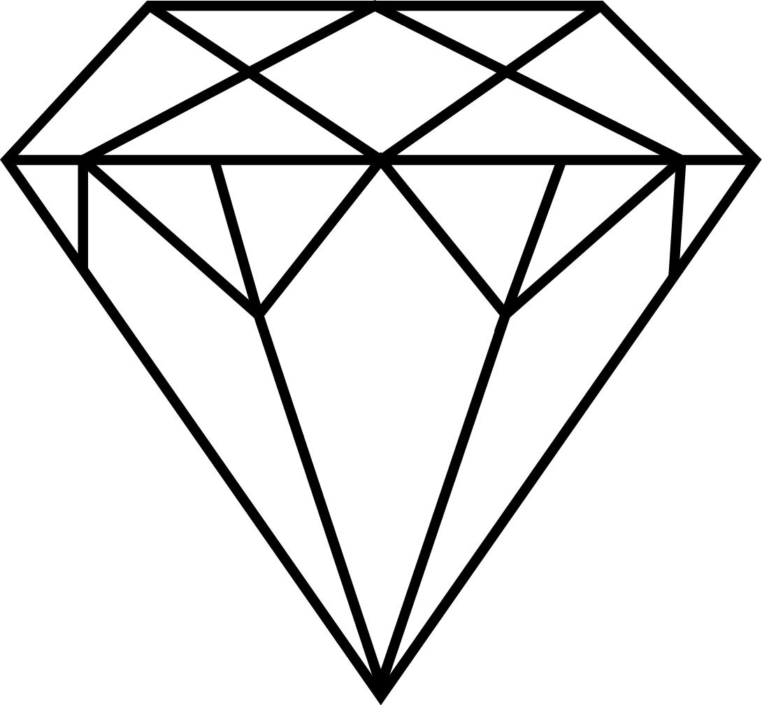 Diamond Outline Clipart