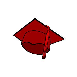 Free clipart graduation cap and diploma