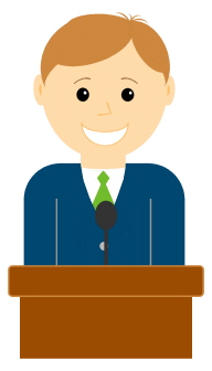 Clipart public speaking