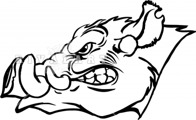 Wild hog clipart