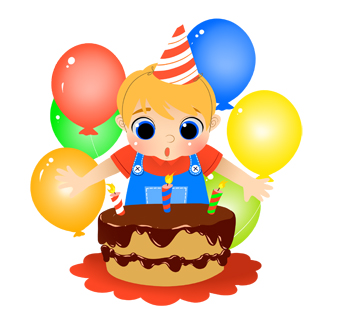 Kids Birthday Party Clip Art - Free Clipart Images