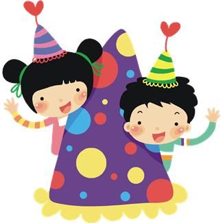 Clipart party hat kids