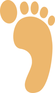 Footprint Sand Clip Art - vector clip art online ...