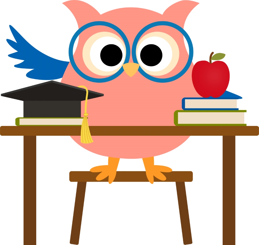 Teaching owl clipart