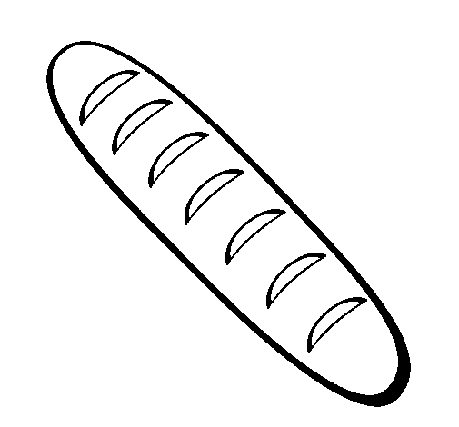 Coloring page Bread to color online - Coloringcrew.