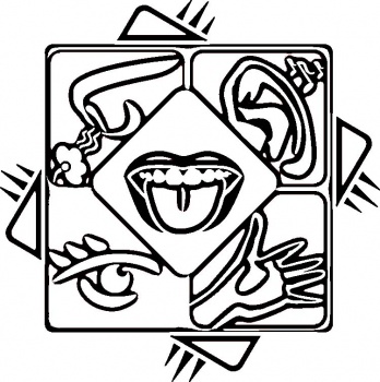 5 Senses coloring page | Super Coloring