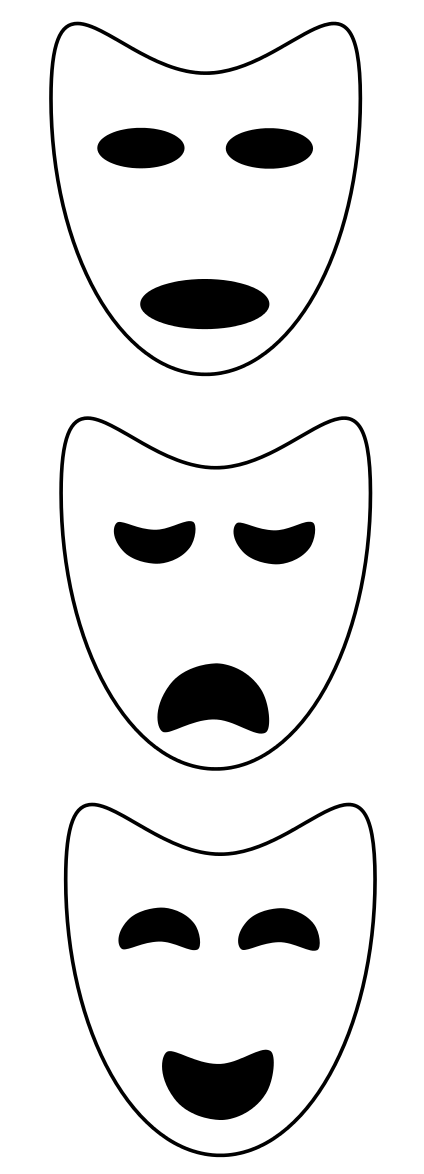 Best Photos of Printable Blank Theatre Mask - Greek Mask Templates ...