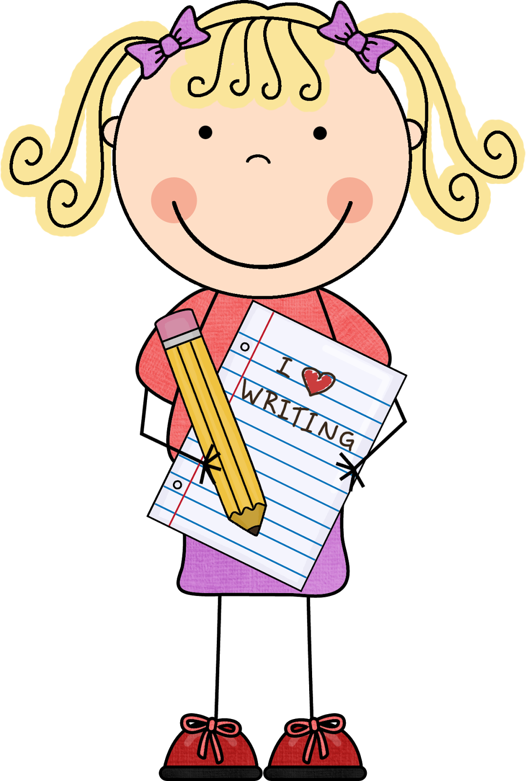 Writing Cartoon Clipart