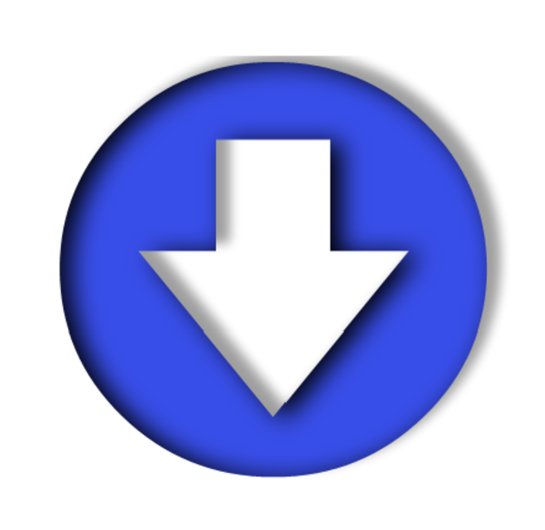 Blue Arrow Down | Free Images - vector clip art ...