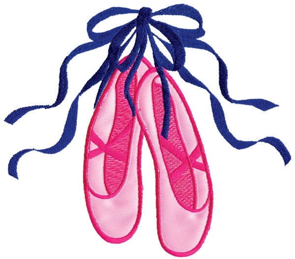 Ballerina Shoes Vector - ClipArt Best