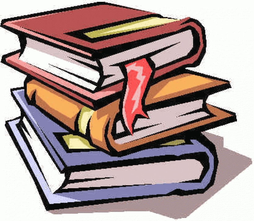 Cartoon stack of books clipart 2 - Clipartix