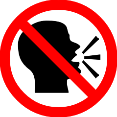 No Talking Signs - ClipArt Best