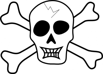 Skull And Bones Clip Art