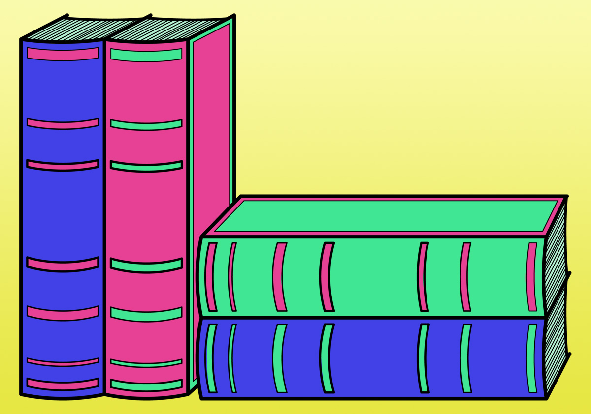 Clip Art: Books 2 Color 1