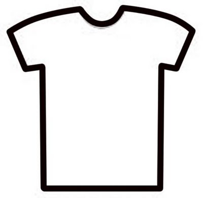 T shirt clipart template