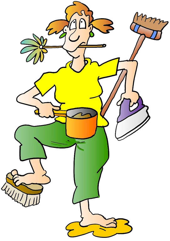 Free clipart house cleaning