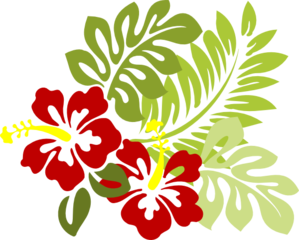 Tropical free hawaiian clip art hawaiian flower hawaiian luau 3 ...