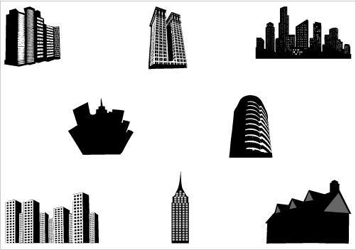 Building Silhouette Vector Graphics DownloadSilhouette Clip Art