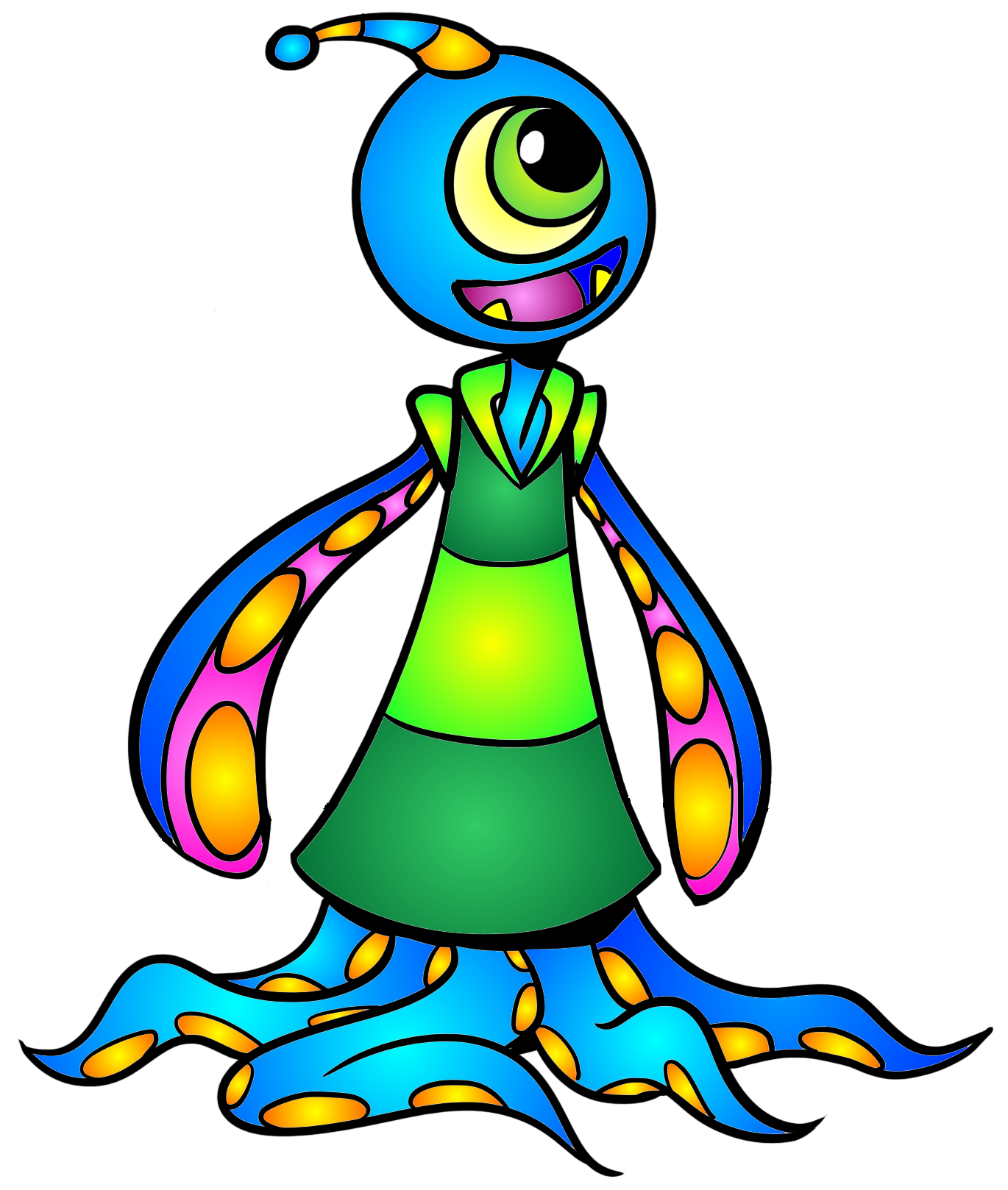 Cartoon Alien Clipart