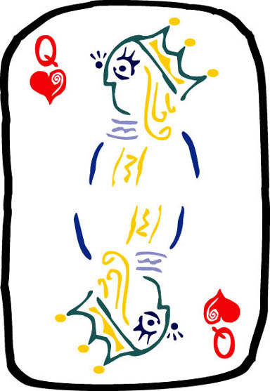 Queen Of Hearts Playing Card - ClipArt Best