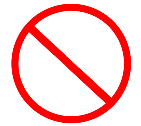 Just Say No Clipart