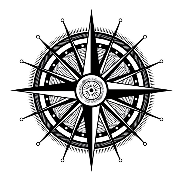 How To Create an Ornate Compass Rose in Illustrator