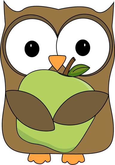 Owl teacher clipart