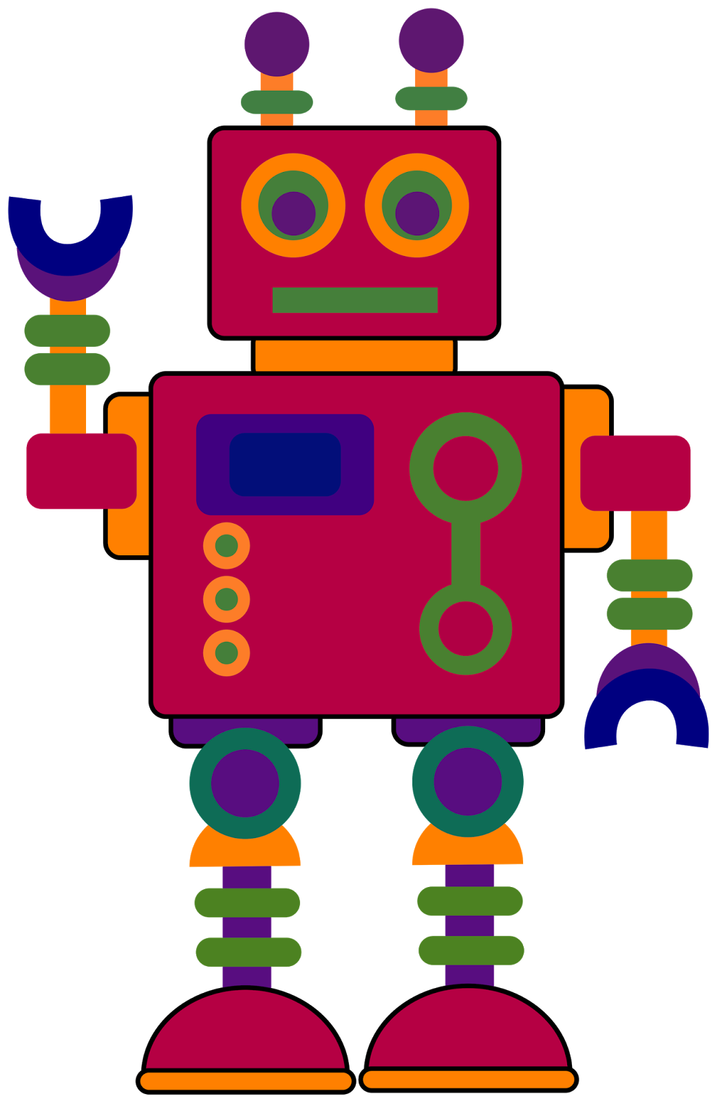 Famous Robots Clipart