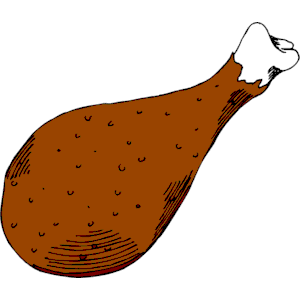 Chicken leg clip art