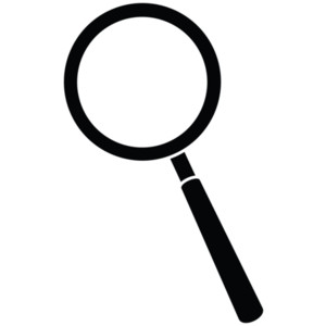 Clip art magnifying glass