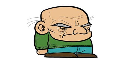 43+ Grumpy Old Man Clipart