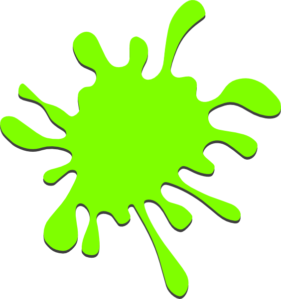 Green Paint Splatter clip art - vector clip art online, royalty ...