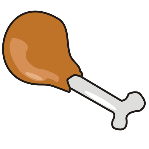 Cartoon Chicken Leg - ClipArt Best