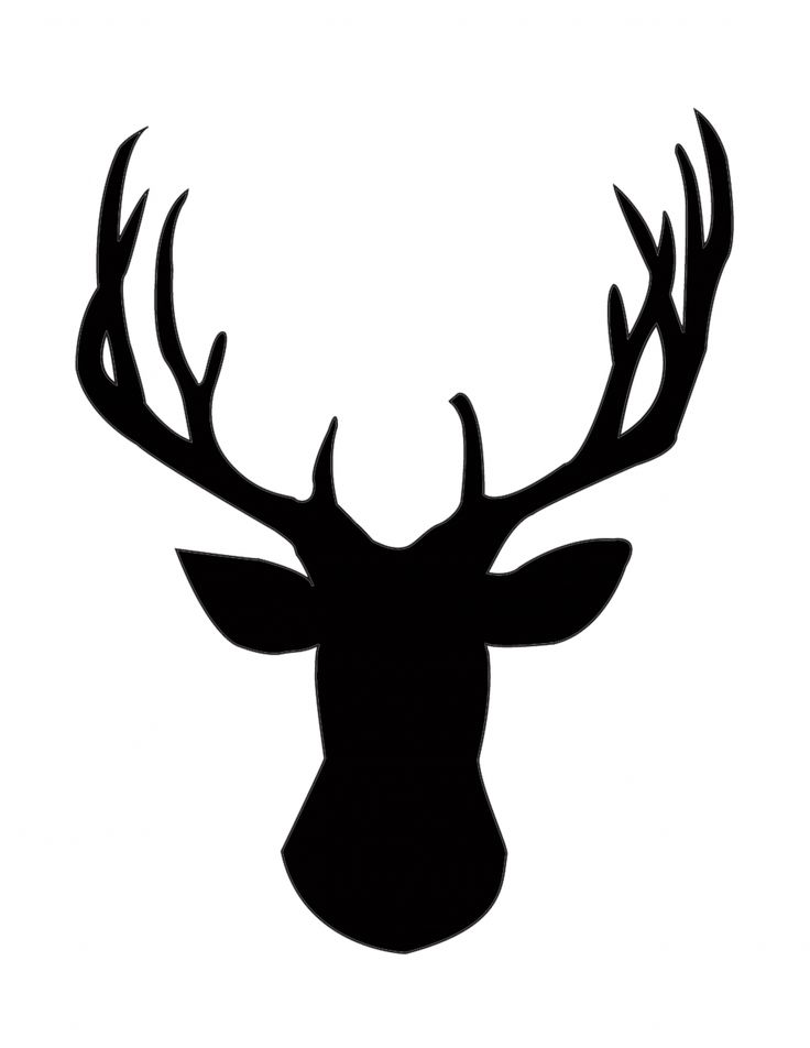 Deer Head Silhouette | Silhouettes ...