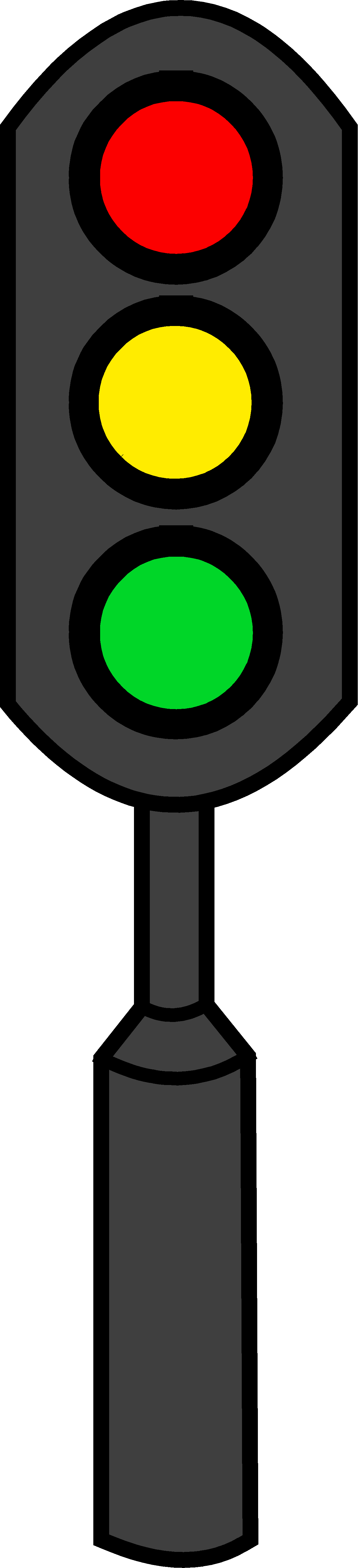 Cartoon traffic light clipart