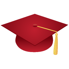 Red Graduation Cap Clipart