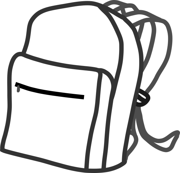 Backpack clip art - vector clip art online, royalty free & public ...