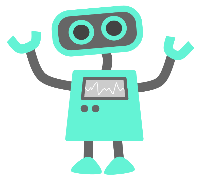 Animated robot clipart