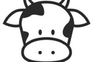 Cow face clip art