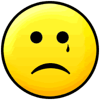 Clipart sad face crying