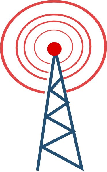 Radio broadcast clipart