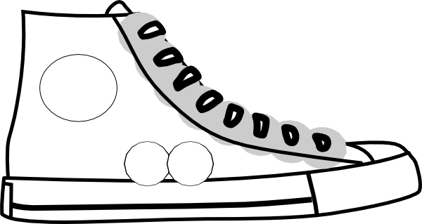 Tennis Shoe Clipart - Tumundografico