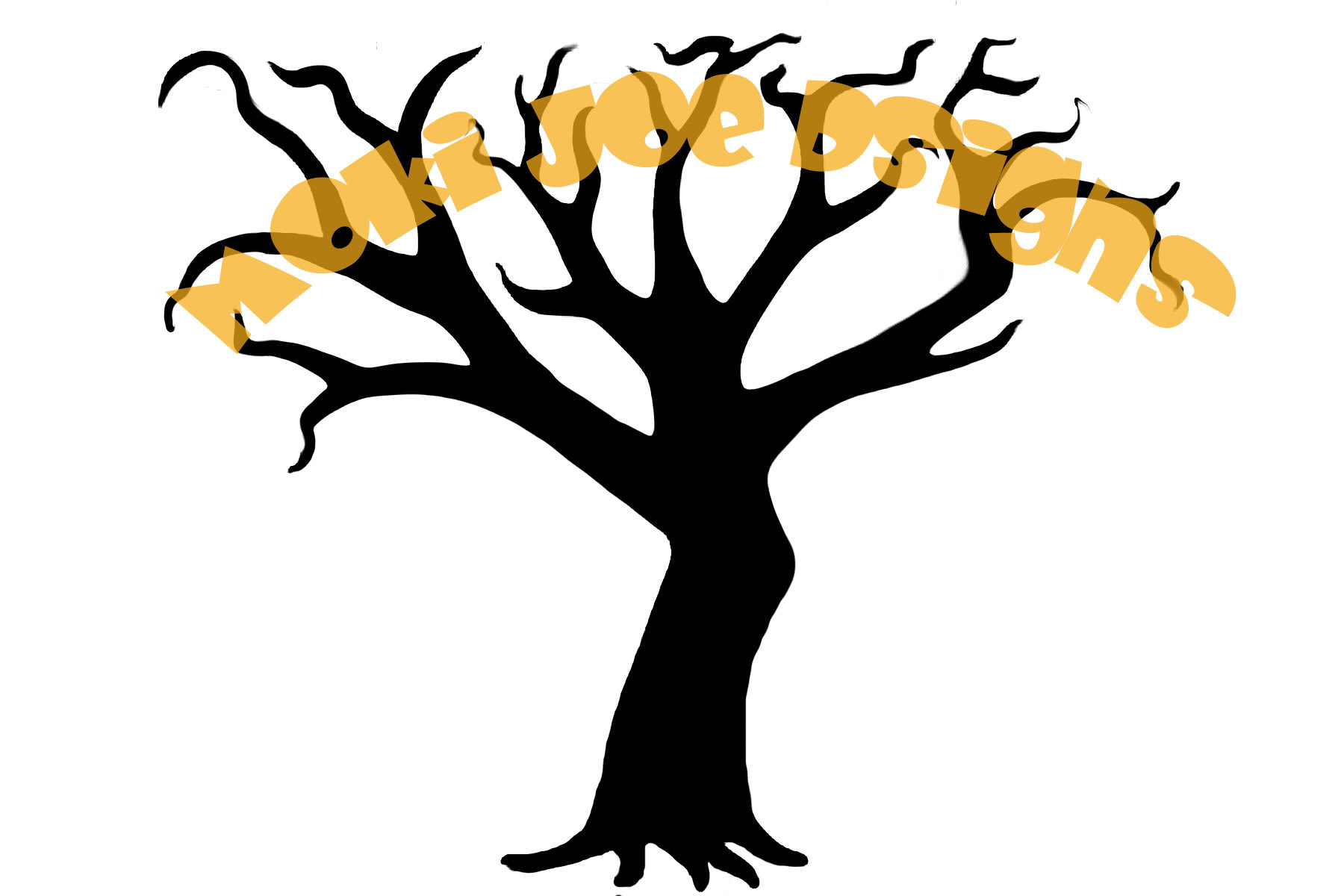 Spooky Tree Clipart